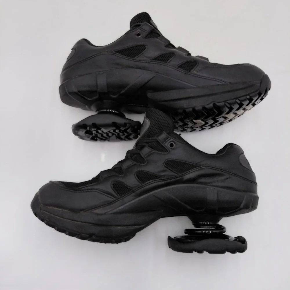 Z-Coil Mens 11 Orthopedic Shoes Freedom Comfort Black Leather Walking Spring